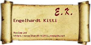 Engelhardt Kitti névjegykártya